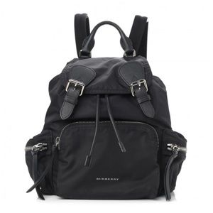 BURBERRY Technical Nylon Medium Rucksack Backpack Bag Black